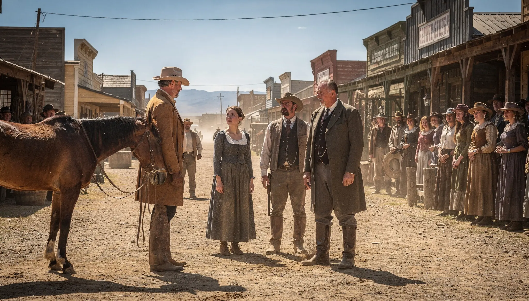 They Horsewhipped The Widow for Her Late Husband's Mistakes — Until the Gunslinger Said “Enough”