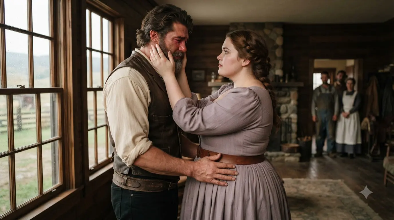 A 350-Kilo Woman Asked the Lonely Rancher for One Kiss — Then Her Mother’s Photograph Changed Everything He Knew About His Daughter