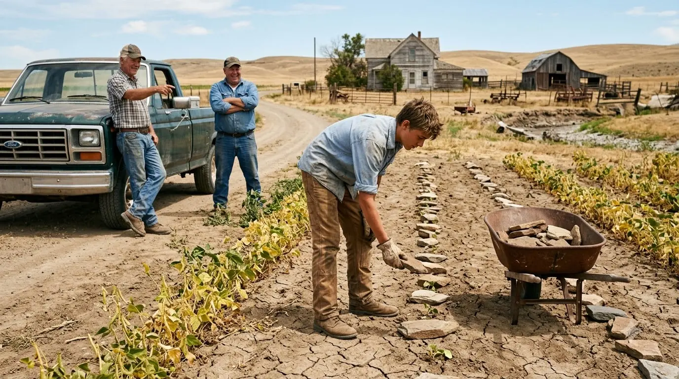 Everyone Laughed When the Poor Boy Filled His Farm With Stones — Until Harvest Came