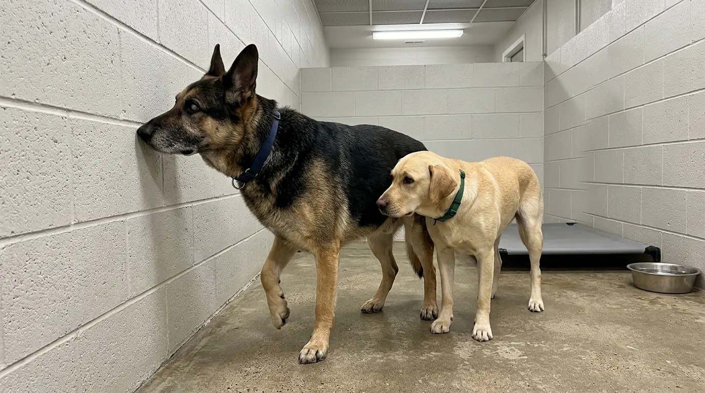 Atlas Still Searches Every New Room Like a Working K-9 — Until One Quiet Touch From Nova Changes His Path