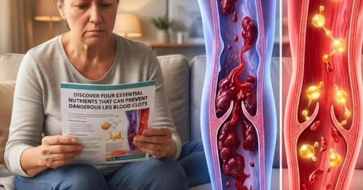 4 powerful vitamins you need for circulation – prevent blood clots in your legs now!
