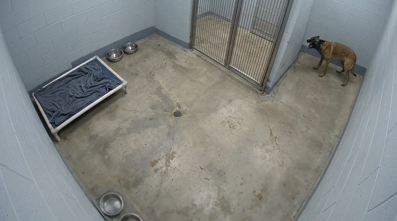 Scout Still Checks Every Corner Before He Lies Down—Even When His Weak Back Legs Barely Make It Through the Search