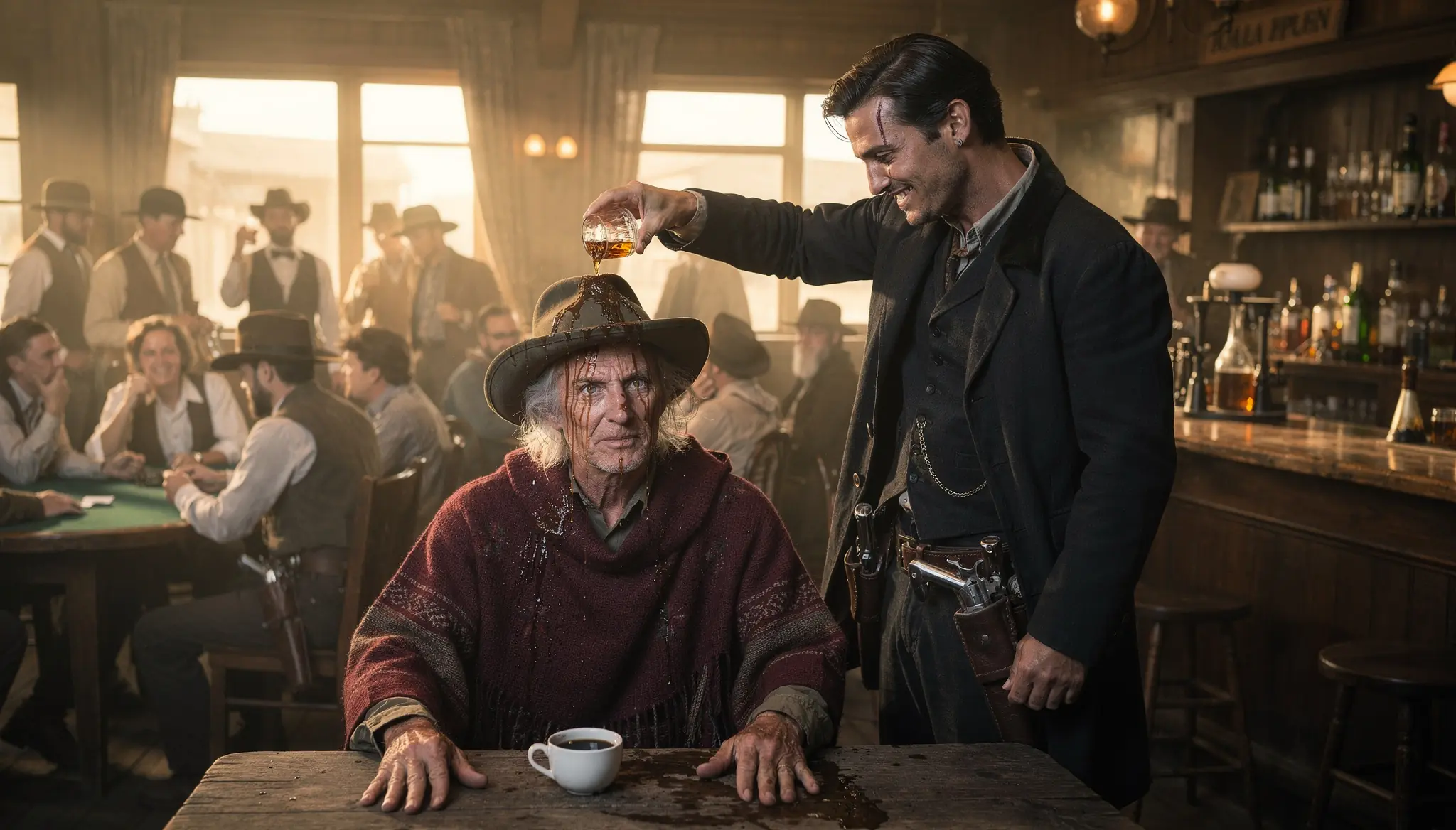 The Gunslinger Everyone Feared Humiliated a Quiet Old Man What He Did Next Shocked Deadwood