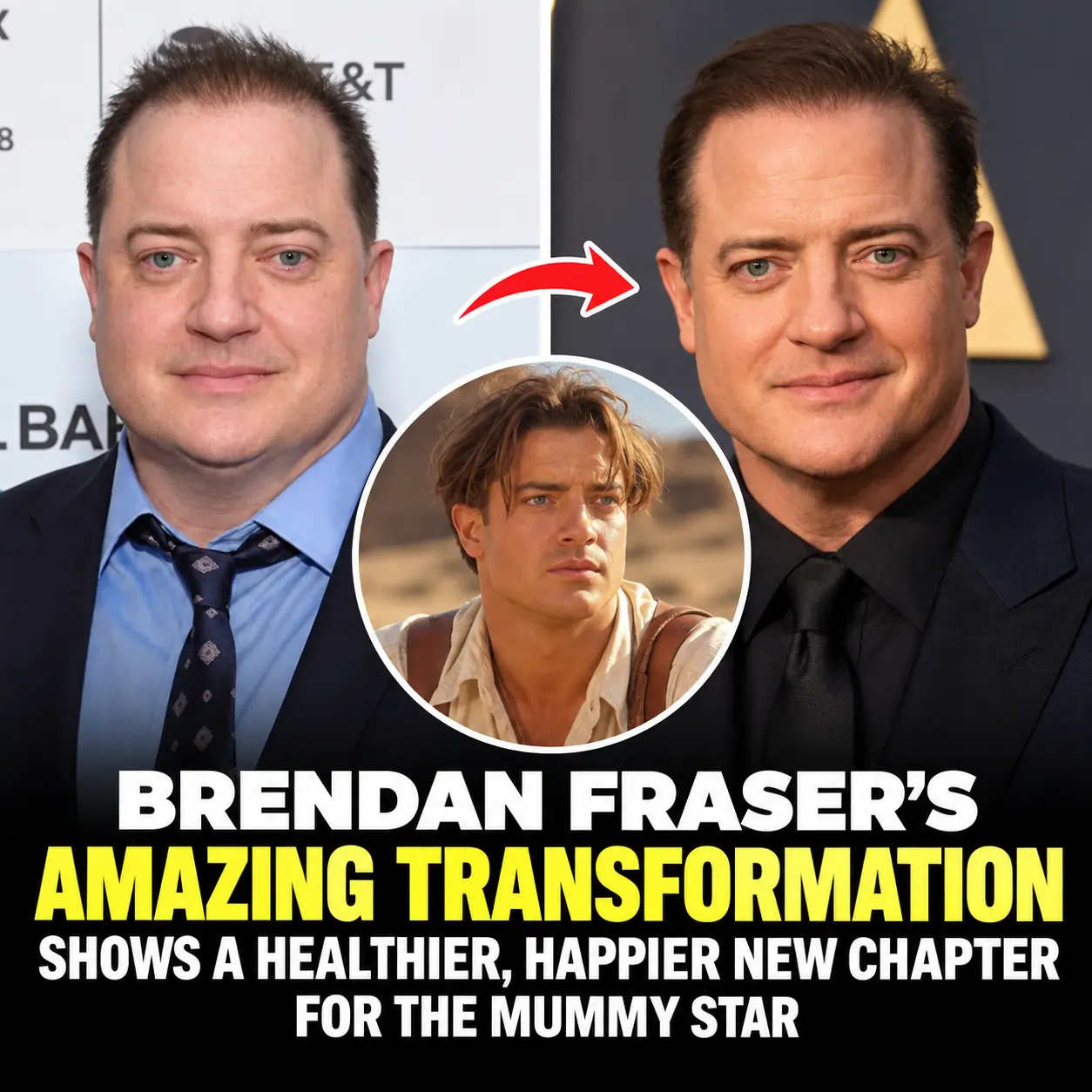 Brendan Fraser Stuns With His Transformation as He Prepares to Return as Rick O’Connell in ‘The Mummy 4’