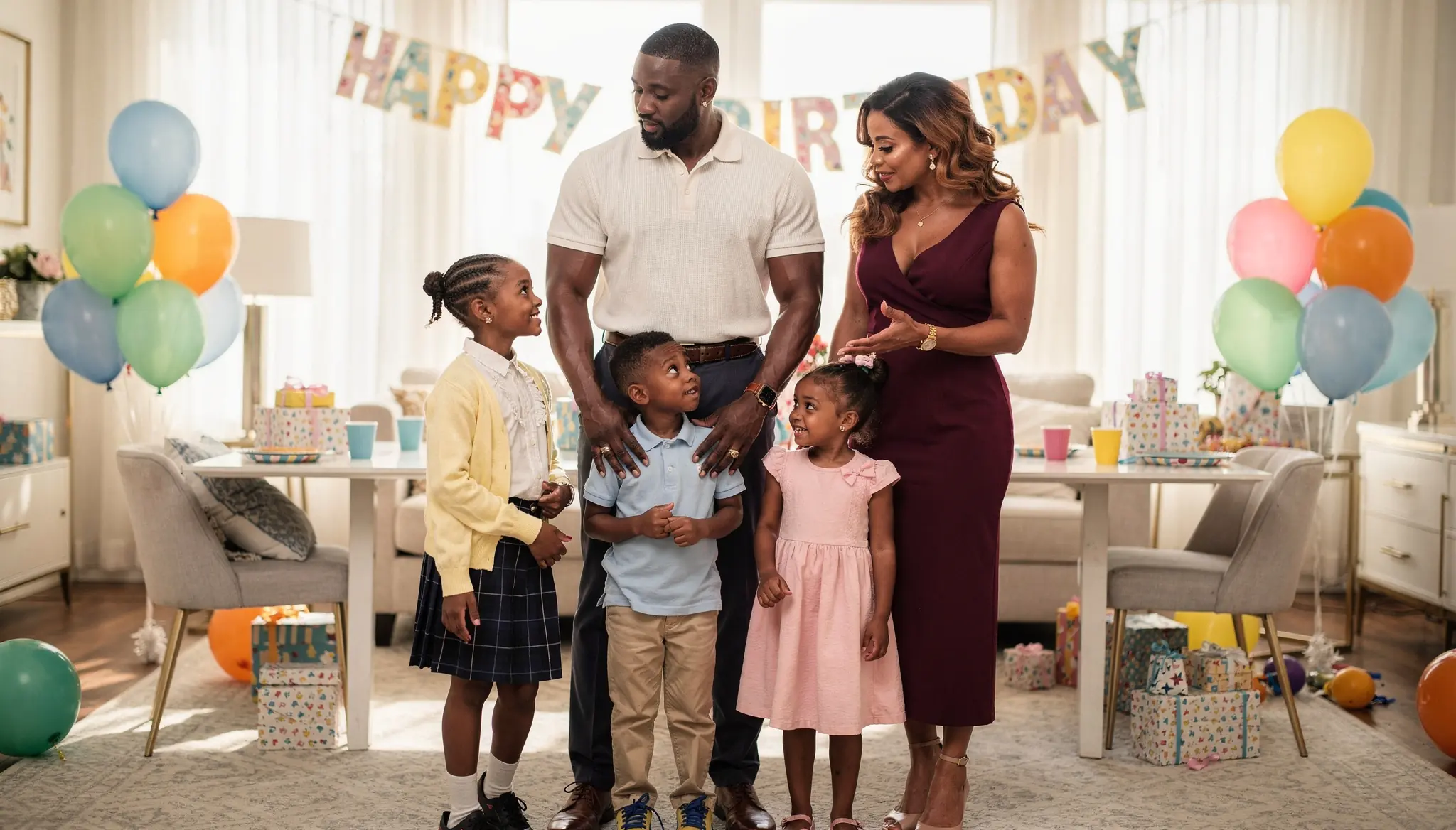 His Wife Told His Daughter to Step Out of the Family Photo — What He Did Next Silenced the Entire Party