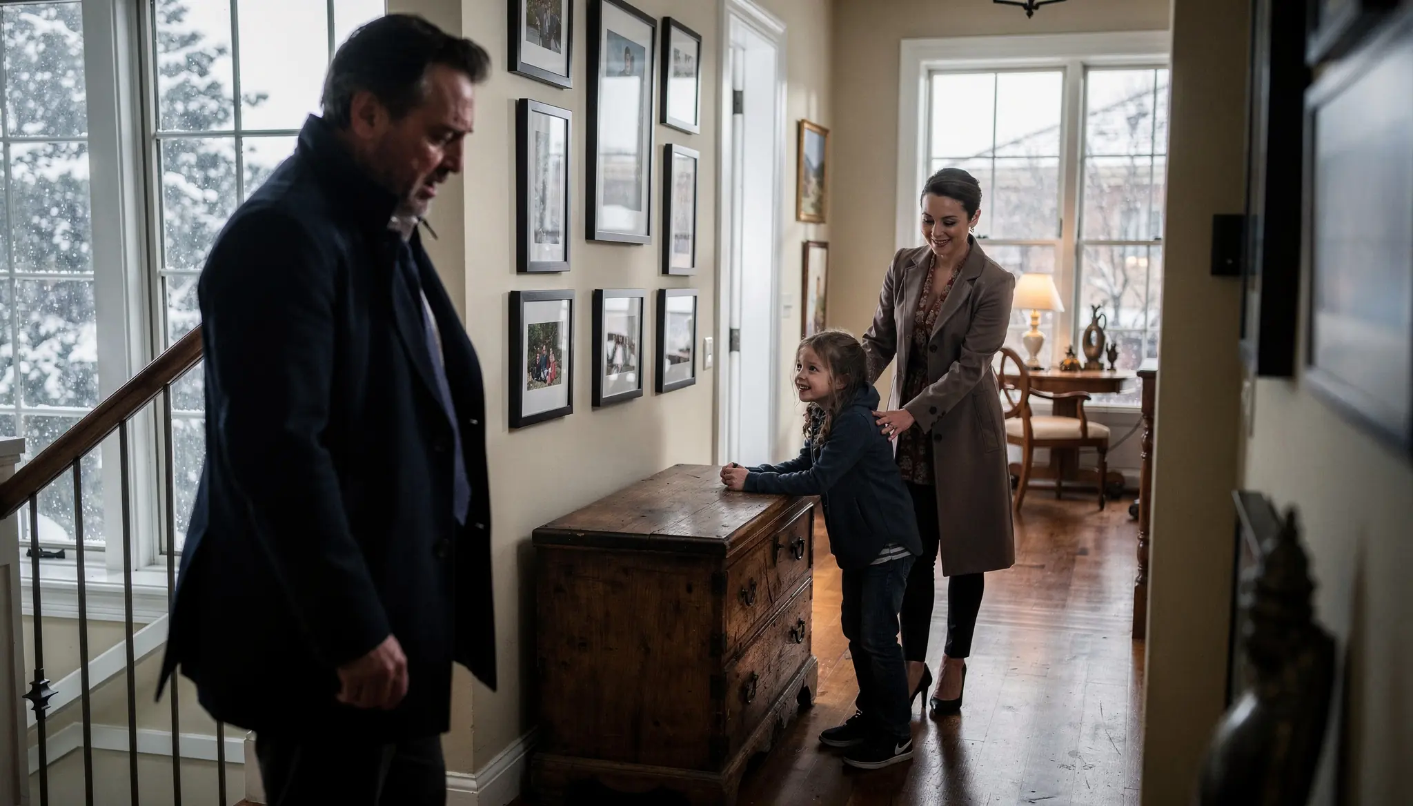 "Little Girl’s Cry Echoed Through the Hall — Until Her CEO Father Saw What the Stepmom Hid