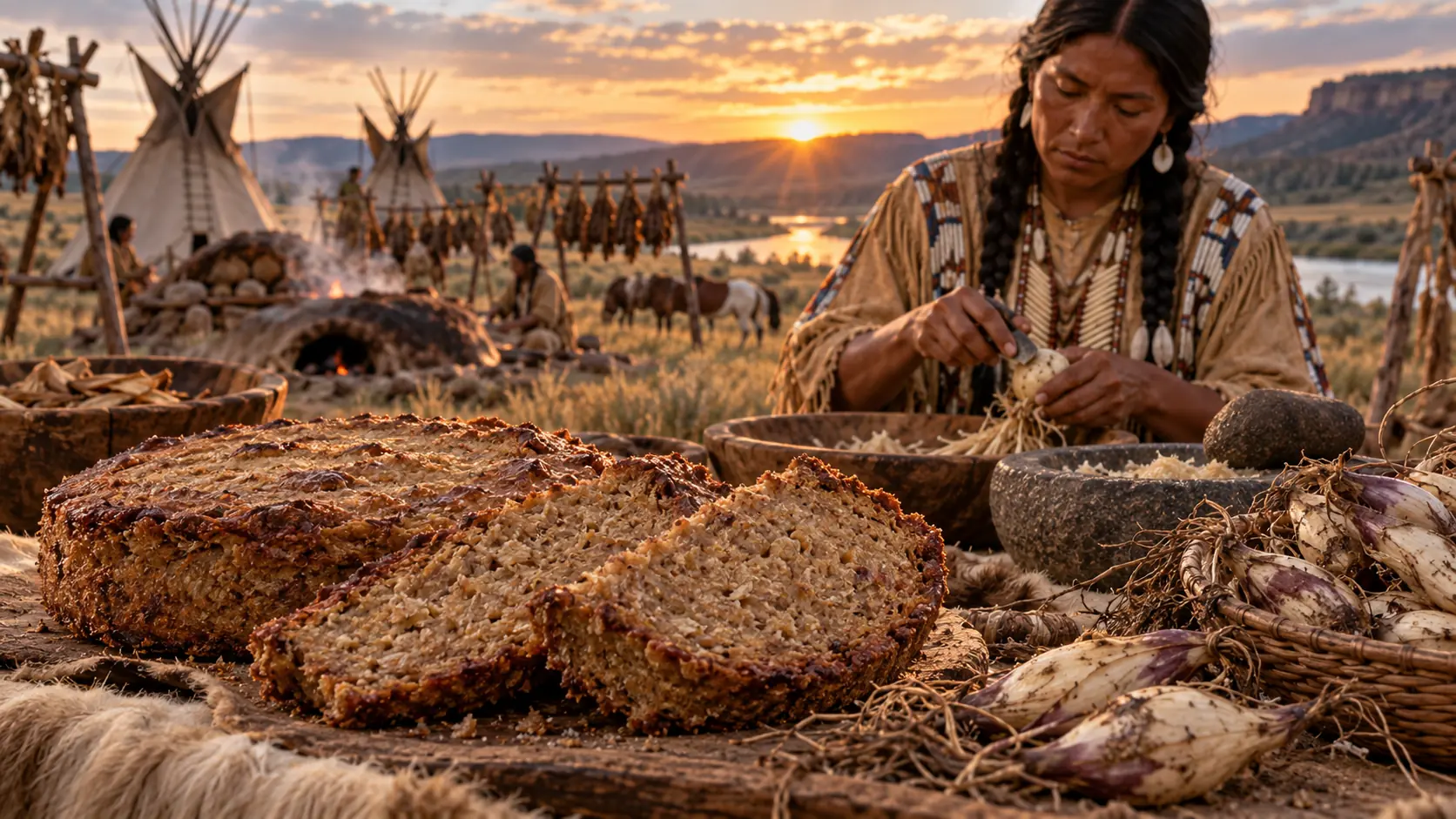 How to Make Camas Bread: A Traditional Pacific Northwest Food Made From Slow-Cooked Camas Bulbs