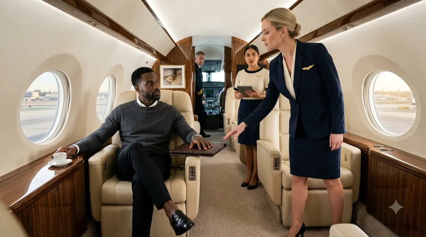 She Slapped the Quiet Man in Seat 1A — Then She Learned He Owned the $68 Million Jet