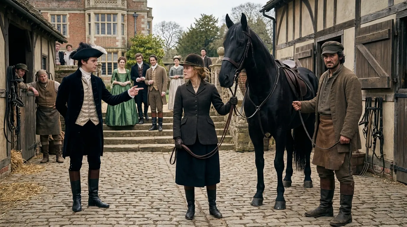The Duke Disguised Himself as a Stable Hand and Saw How They Treated Her
