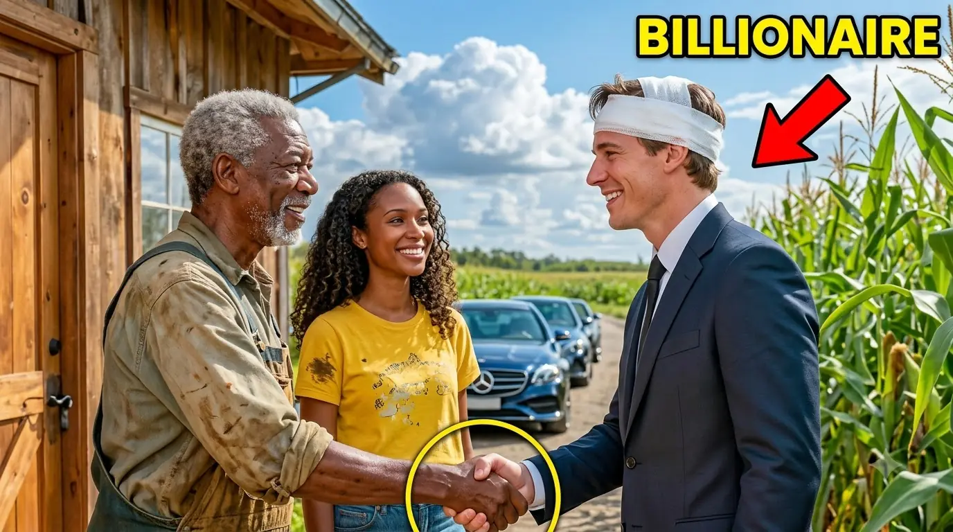 Poor Farmer Loses His Cornfield for Saving a Stranger, 3 Days Later, 10 SUVs Stop at His Home