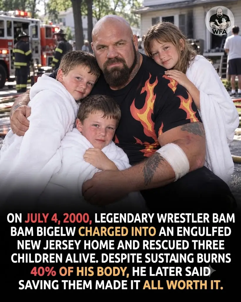 Bam Bam Bigelow: The Night the “Beast from the East” Walked Into a Fire to Save Three Children