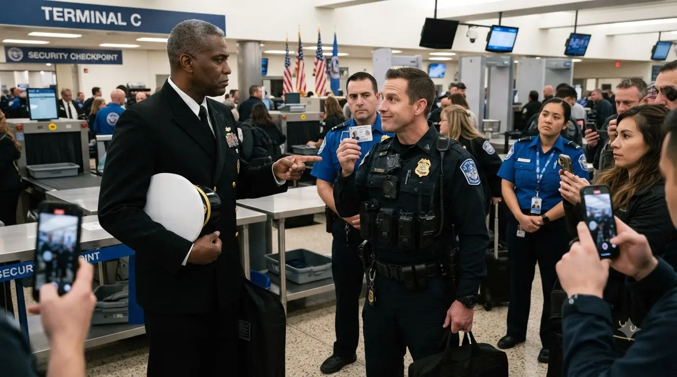 Airport Officer Detained a Traveler at Terminal C — Twelve Minutes Later, Every Camera Became Evidence