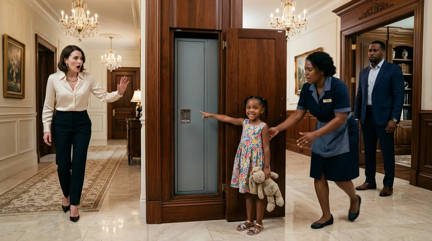“STOP HER!” the Fiancée Panicked When the Black Maid’s Toddler Pointed at Something