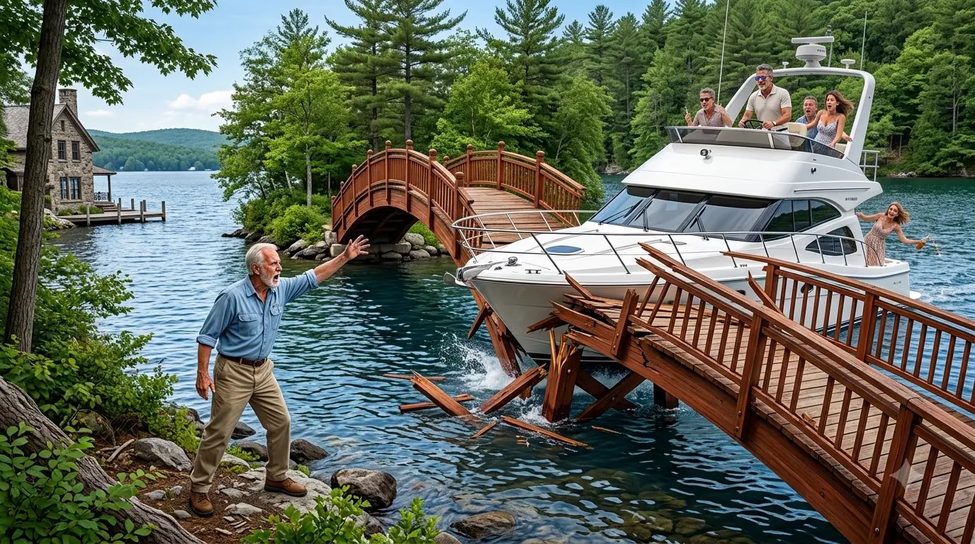 HOA Rammed My Lake Bridge with Their Yacht — So I Opened the Dam and Drained Their $1.9M Resort