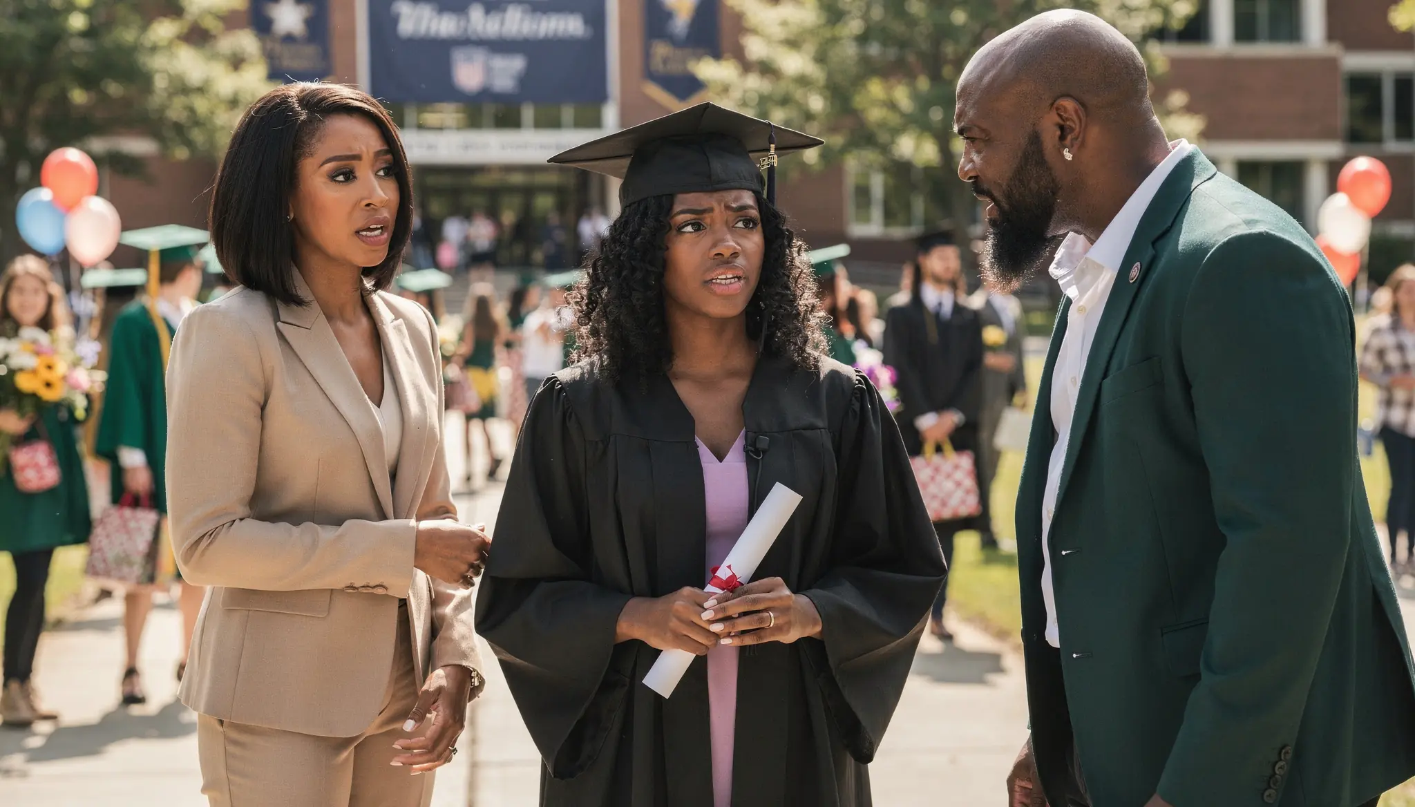 They Told Her Father He Wasn’t Welcome at Graduation — Then He Walked Through the Crowd