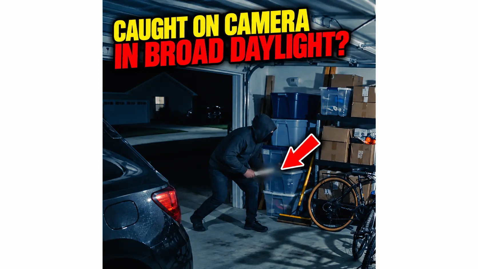 She forgot to close the garage door. Six hours later, police were negotiating with an armed intruder holding her and her son inside.