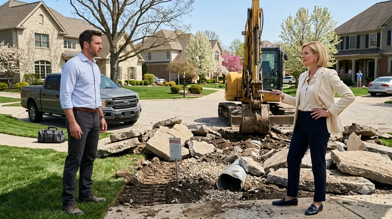 HOA Cut Open My Driveway While I Was Away — Then the County Asked for Their Permit