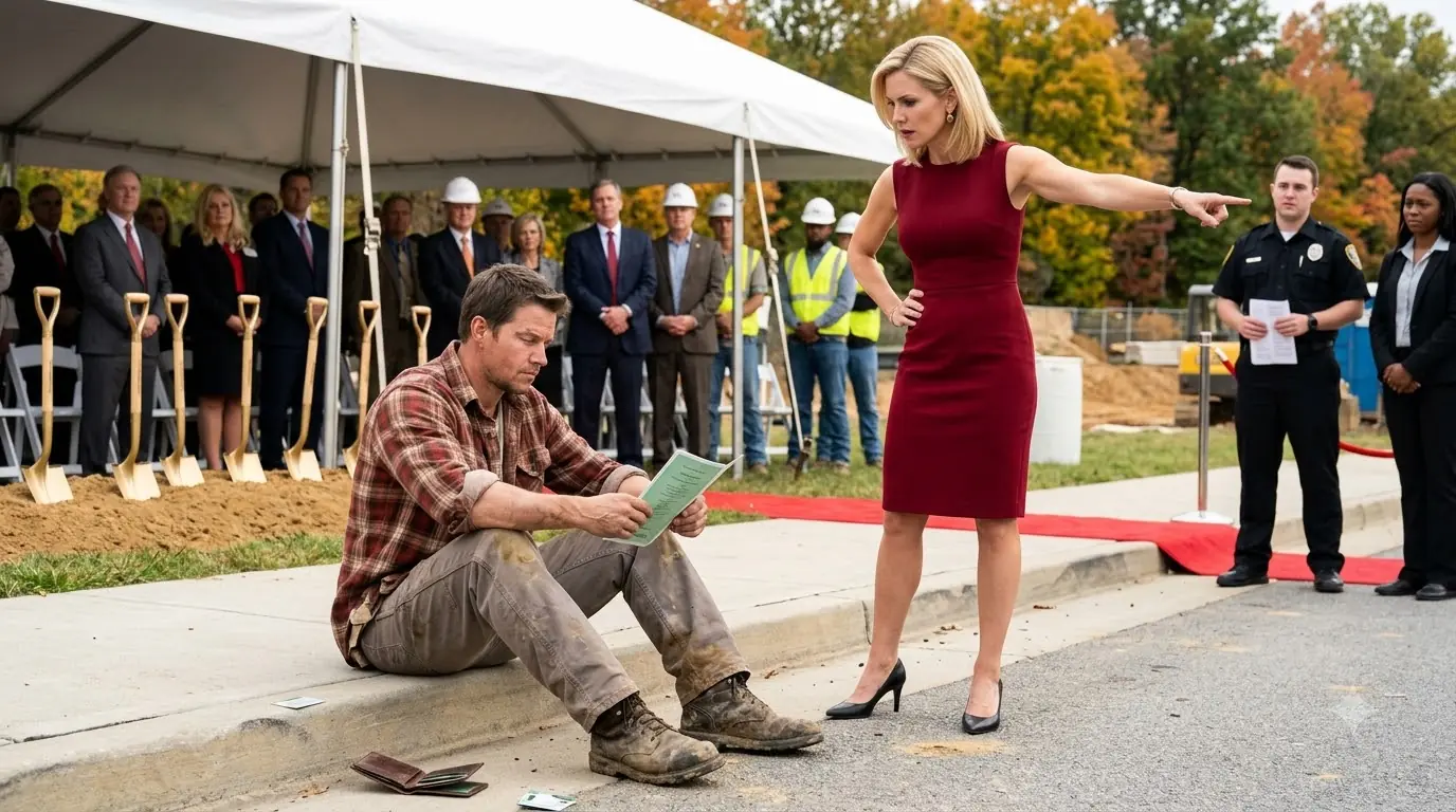 They Kicked a Single Father Out of the Groundbreaking Ceremony — Then the CEO Saw the ID Inside His Fallen Wallet