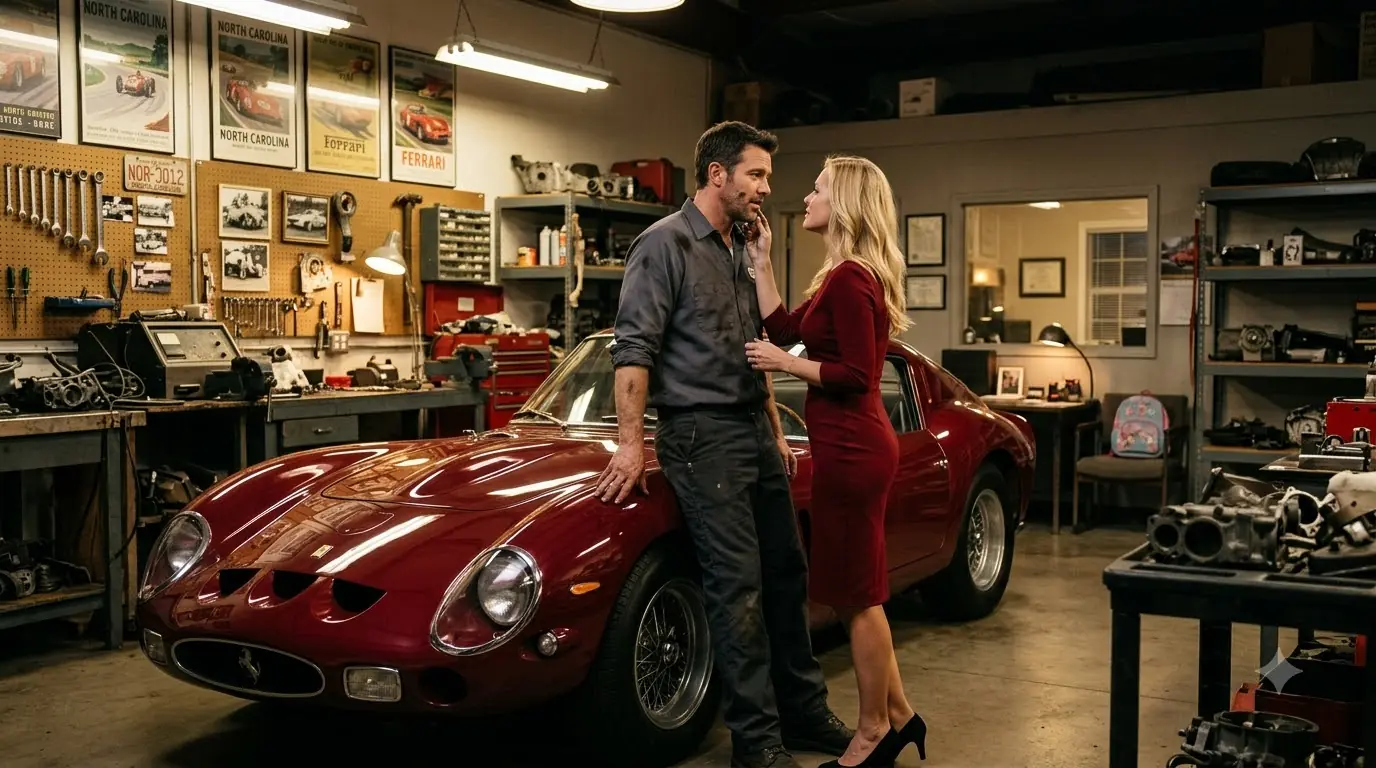 No Engineer Could Repair Her Father’s Ferrari — Then a Single Dad Mechanic Heard What Everyone Else Missed