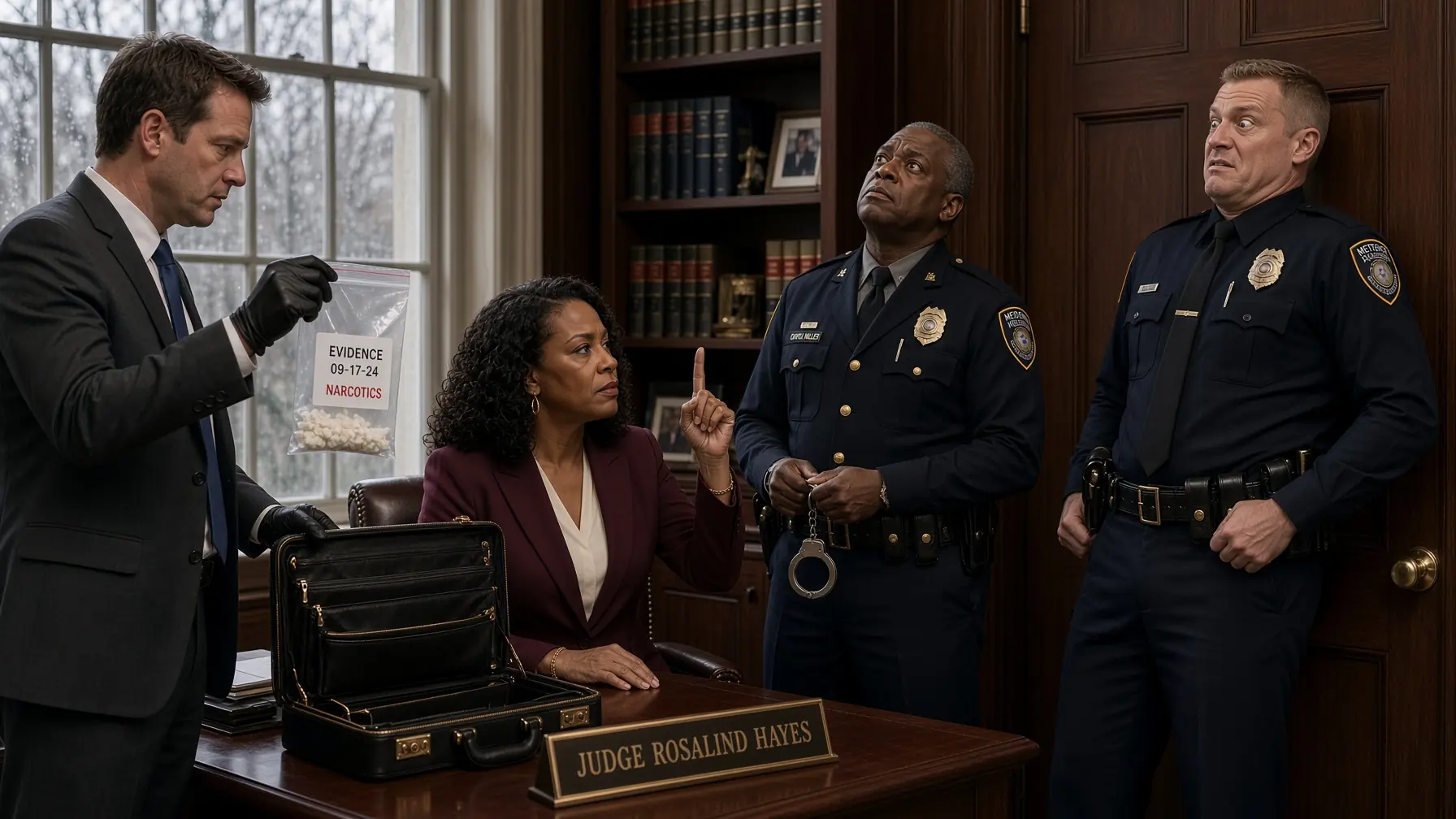 A COP PLANTED NARCOTICS IN A JUDGE’S BRIEFCASE — THEN SHE POINTED AT THE SMOKE DETECTOR