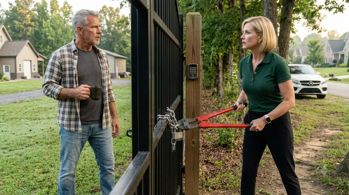 HOA Karen Reopened Her Favorite Shortcut — My New Gate Ended It Instantly