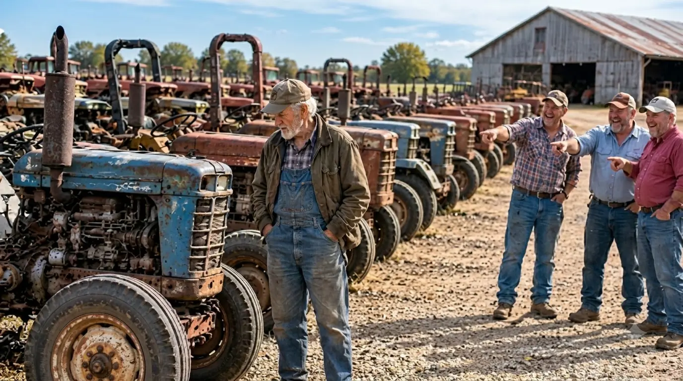 A Old Man Bought 60 Broken Tractors for $1000—They Laughed Until He Turn Them into a Fortune