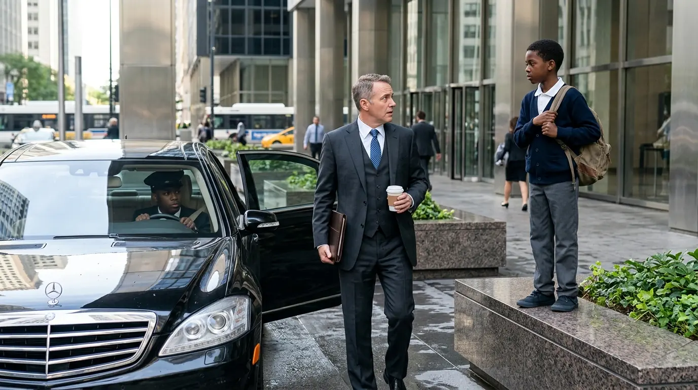 "That's Not Your Driver, Sir" — Black Boy Recognizes the Impostor