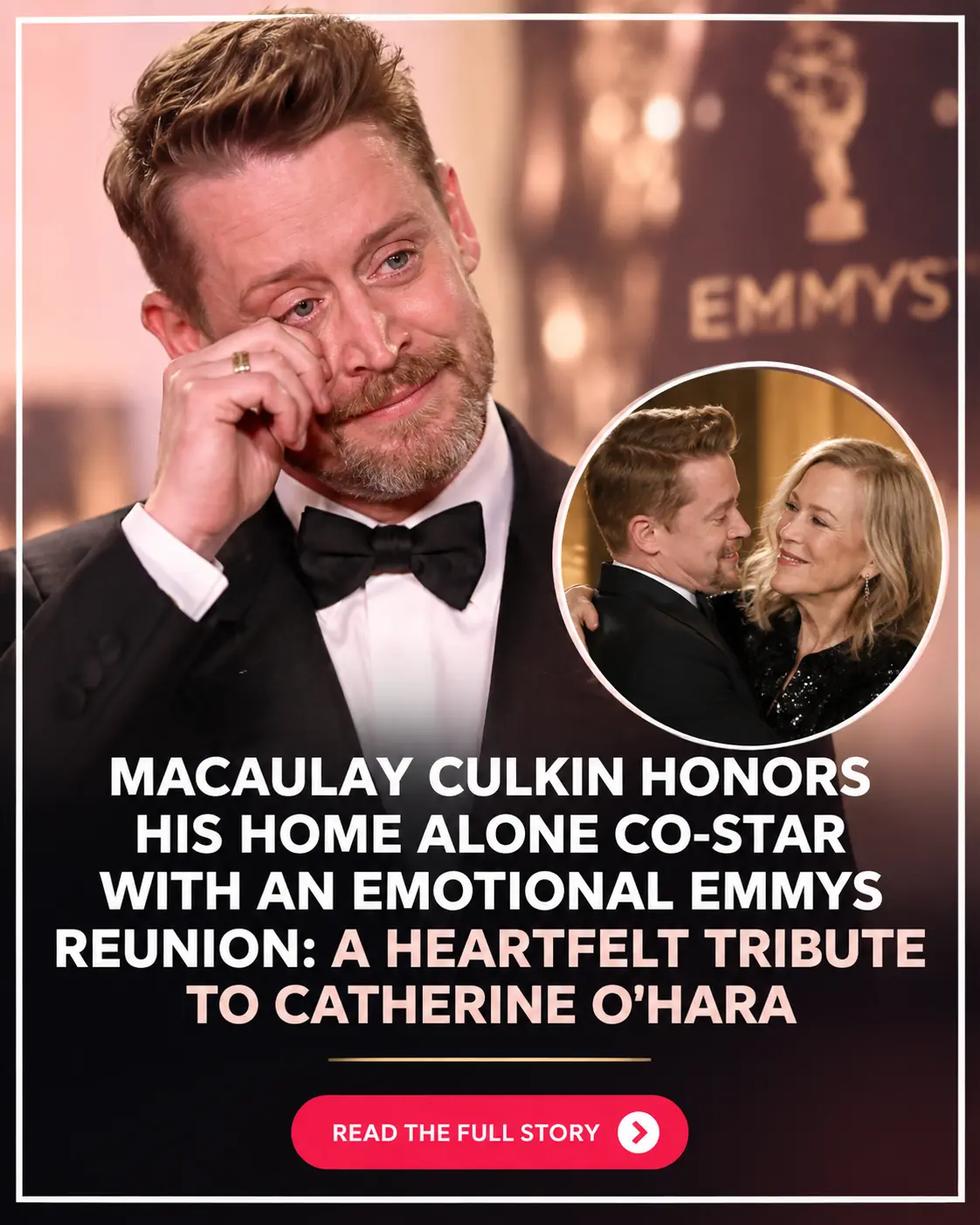 Macaulay Culkin Delivers Emotional Tribute to His “Home Alone” Mom Catherine O’Hara at the Emmys