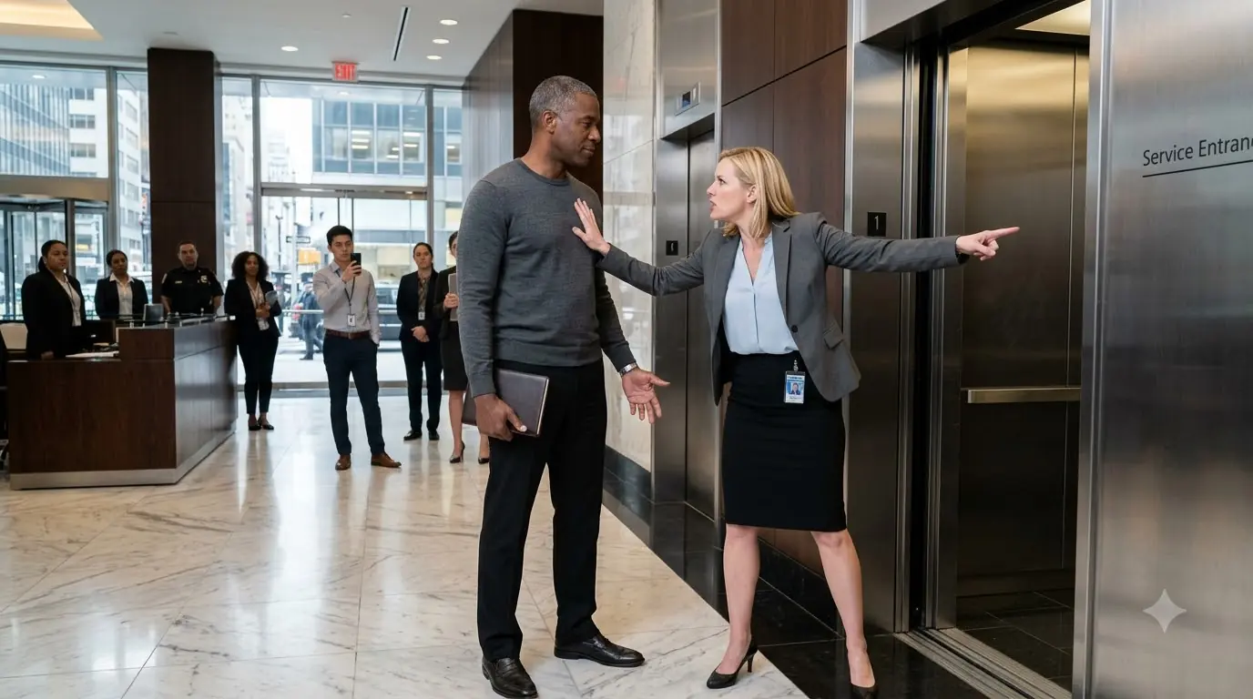 Office Manager Blocked a CEO From His Own Executive Elevator — Then the Building System Revealed Who Owned the Tower