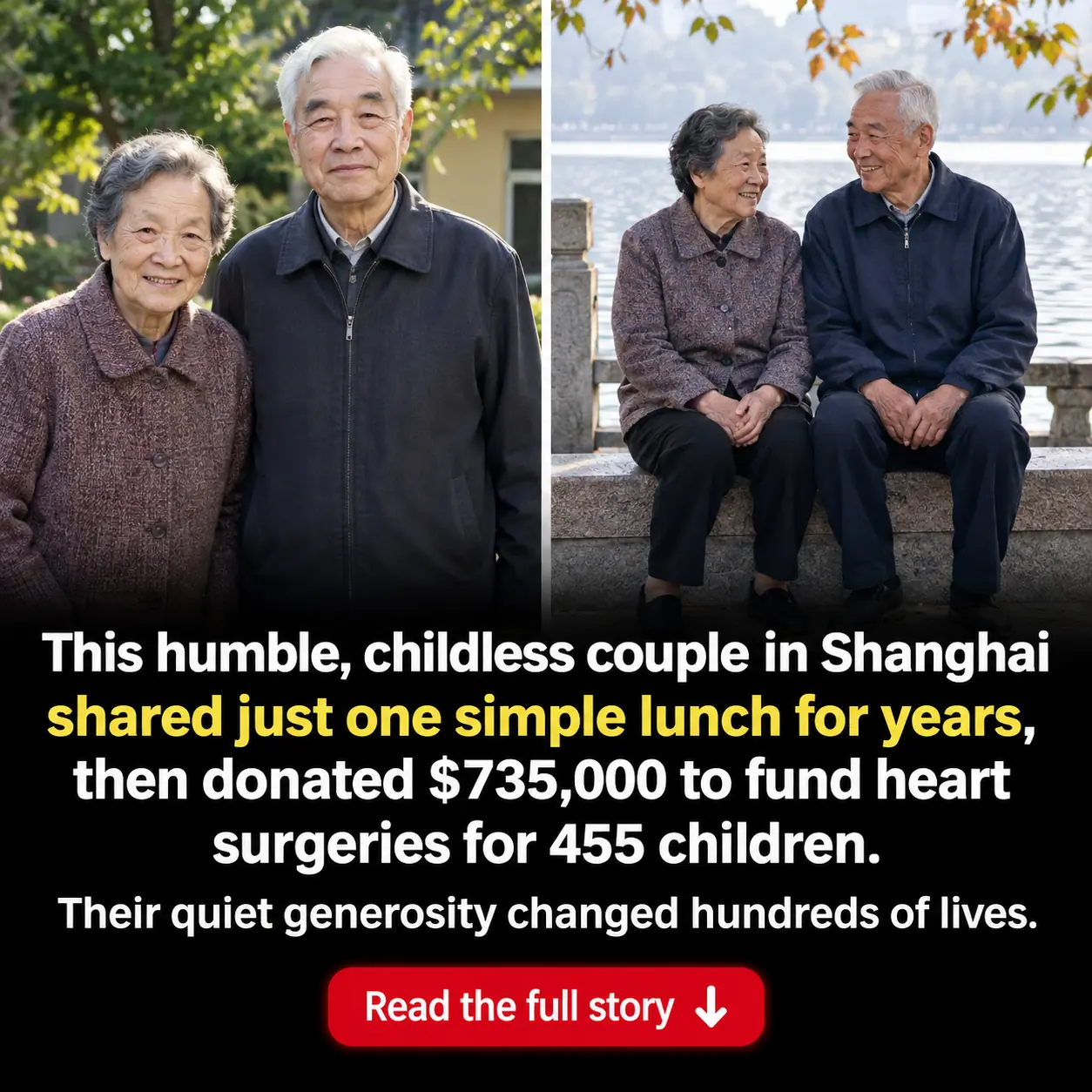 The Couple Who Lived on Almost Nothing So 455 Children Could Have a Chance at Life