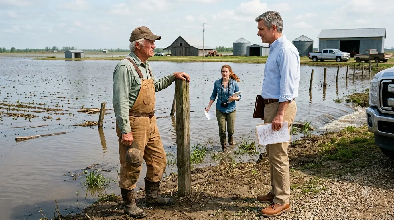 The Bank Flooded the Old Farmer's Land to Drive Him Out — Instead, It Made Him Richer