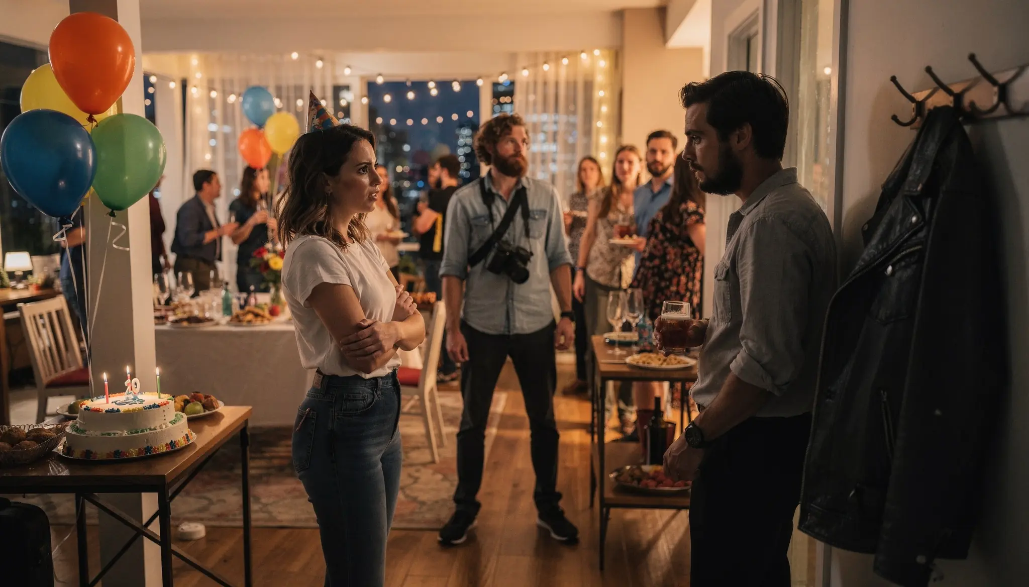 "Leave. You're Making Him Uncomfortable," She Said When Her Ex Showed Up At Her Party. I Nodded...