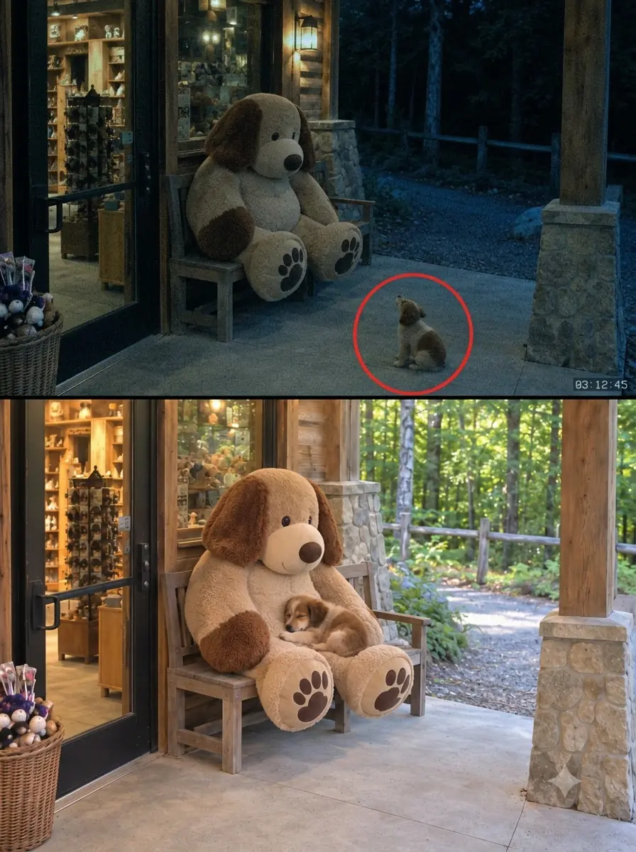 Rescuers found the place where he used to sleep—and finally understood why he could never fall asleep unless something larger was touching him.