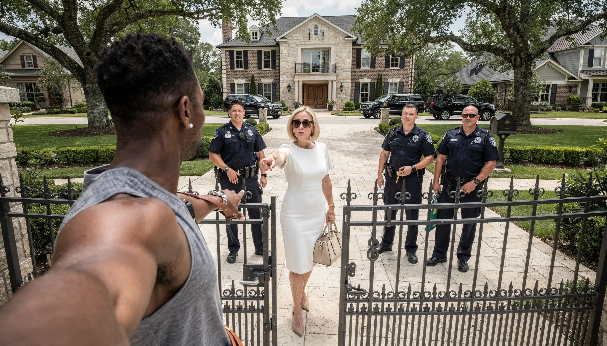 Black CEO Blocked at His Own Mansion Gate — Minutes Later, He Fires the Entire Security Team