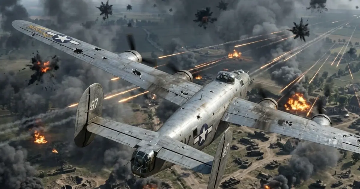 A Beaufighter this badly damaged should never have made it back across the Channel