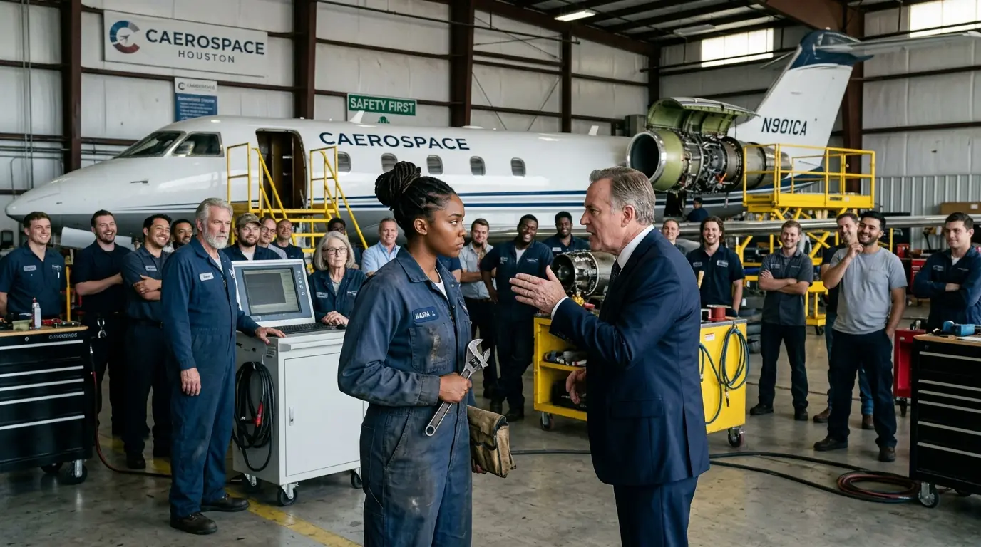 Homeless Girl Tells Billionaire 'I Can Fix Your Jet' — He Laughed, 50 Mechanics Failed, Then She...