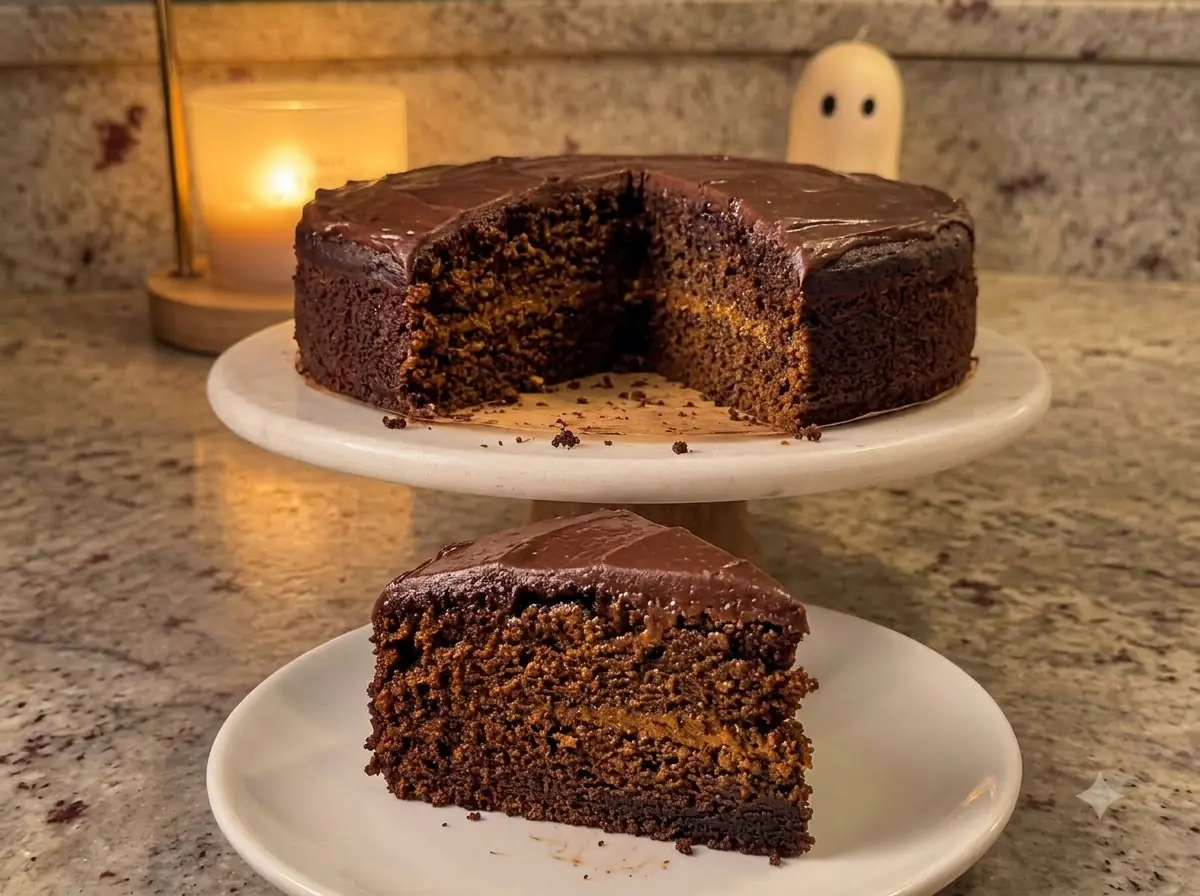 Moist Chocolate Pumpkin Cake – Rich, Soft & Easy