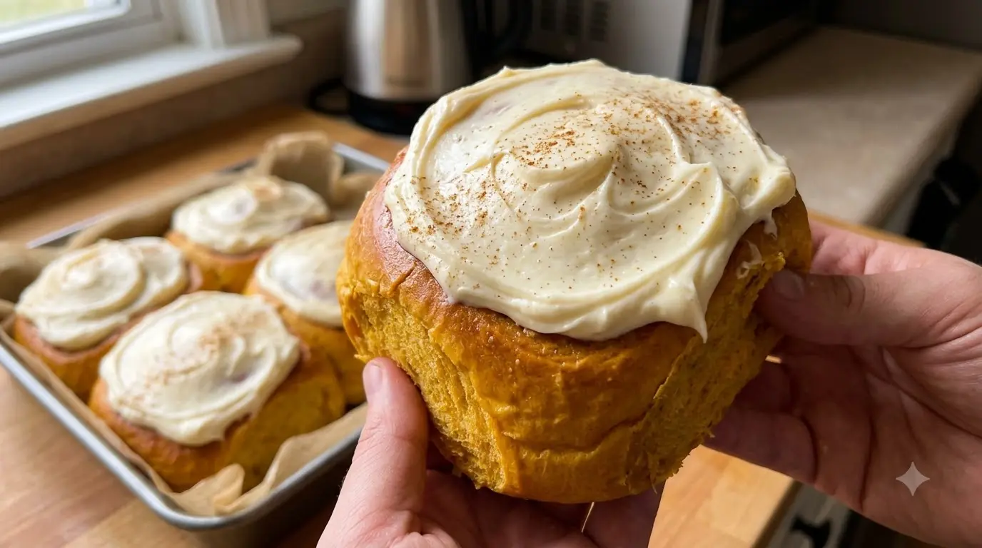 Brioche Pumpkin Buns – Buttery, Fluffy & Perfectly Spiced
