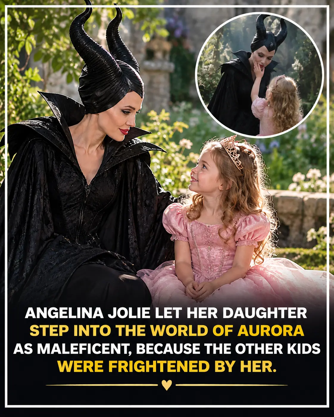 Angelina Jolie’s Daughter Was the Only Child Who Wasn’t Afraid of Her Maleficent Transformation