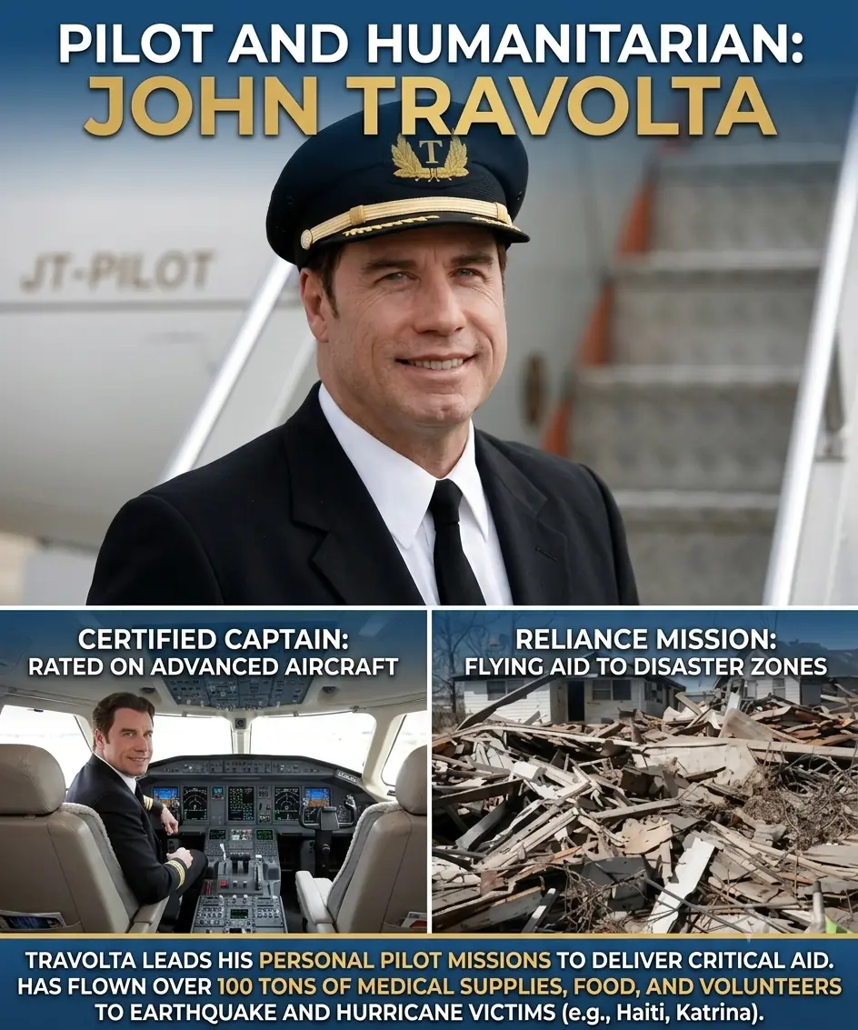 Wings of Mercy: How John Travolta Transformed His Passion for Flying into Lifesaving Missions