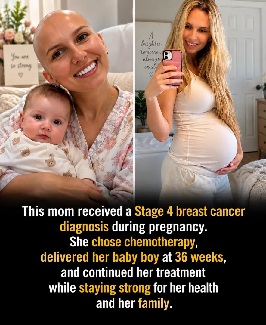 She Was Diagnosed With Stage IV Breast Cancer at 29 Weeks Pregnant—Then She Fought to Be There for Her Baby ❤️🙏