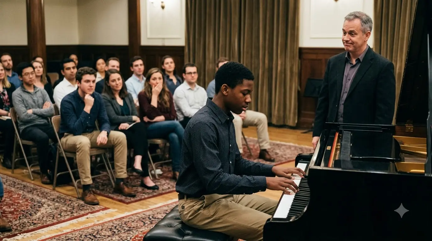 They Laughed When Maid's Son Challenged The PIANIST — Until He Made His FIRST Move!