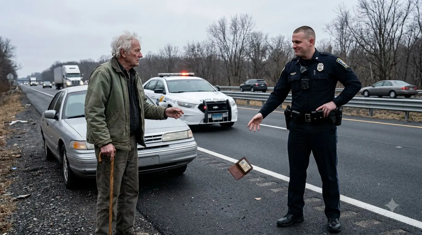 The Badge They Shamed Had Been Buried for Thirty Years — By Sunset, the Officer Who Threw It in the Road Would Learn Why