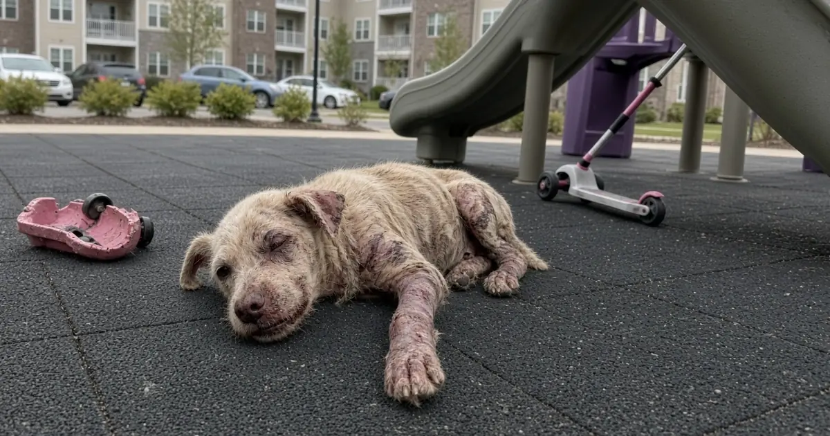 Bailey Was Found Bruised Beneath an Apartment Slide—And the Scene Offered No Simple Explanation for His Injuries