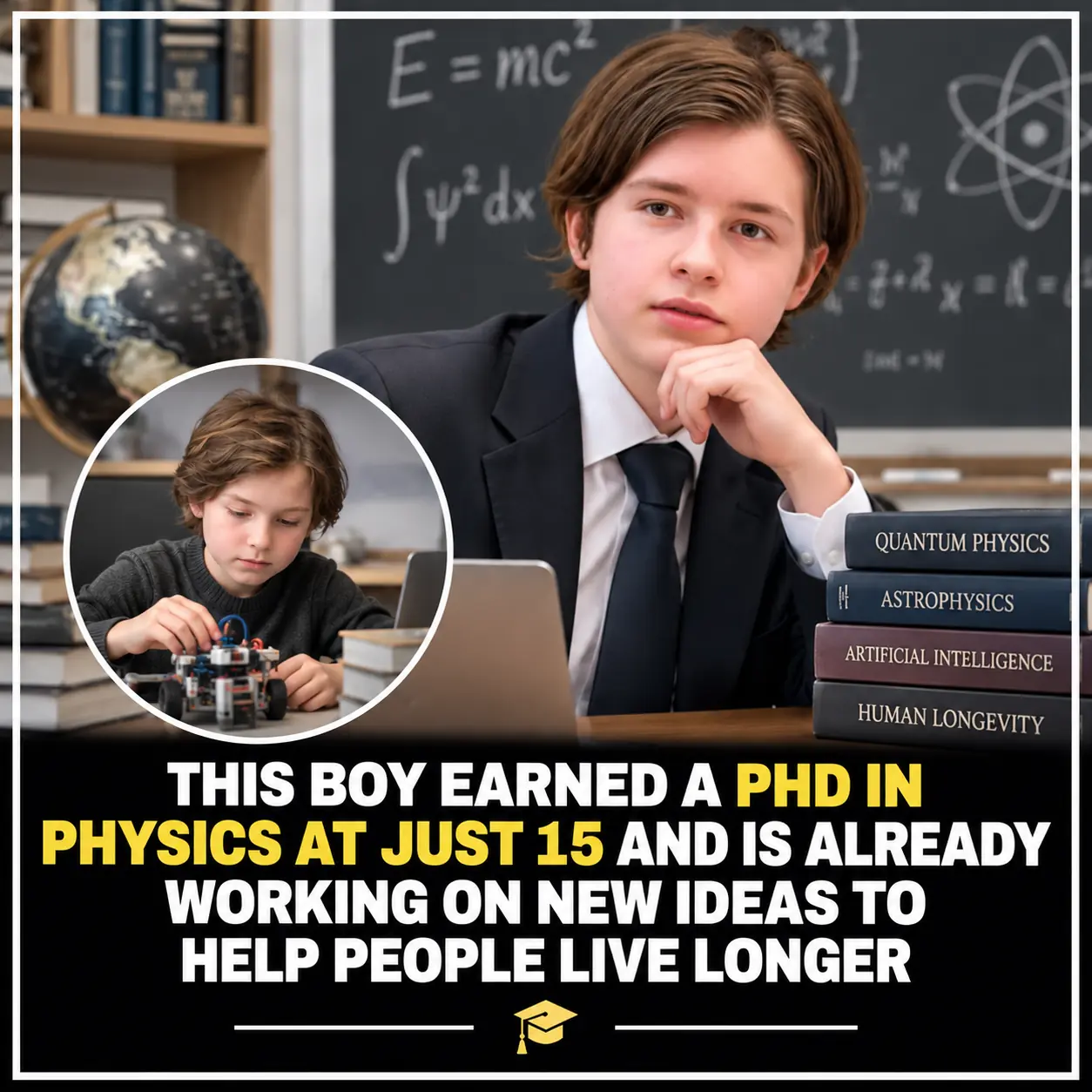 Belgium’s ‘Little Einstein’ Earns a PhD in Quantum Physics at Just 15 Years Old