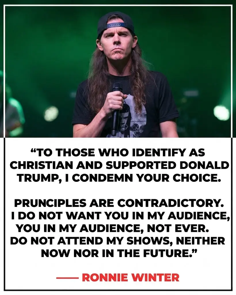 Ronnie Winter, Faith, Politics, and the Controversy That Put The Red Jumpsuit Apparatus Back in the Spotlight