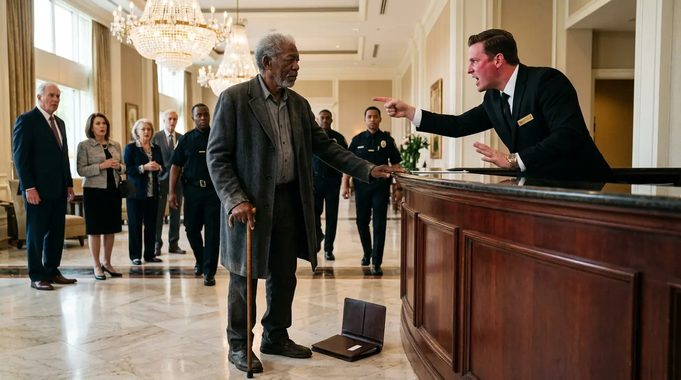 The Hotel Manager Threw an Old Man’s Reservation on the Floor — Then the Elevator Opened
