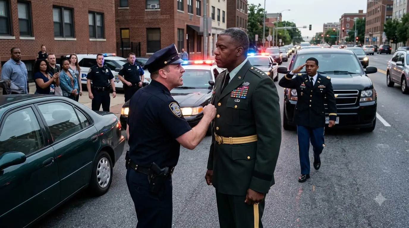 The Officer Put Him in Handcuffs at a Traffic Stop, Then the Entire Street Went Silent When the Black SUV Arrived