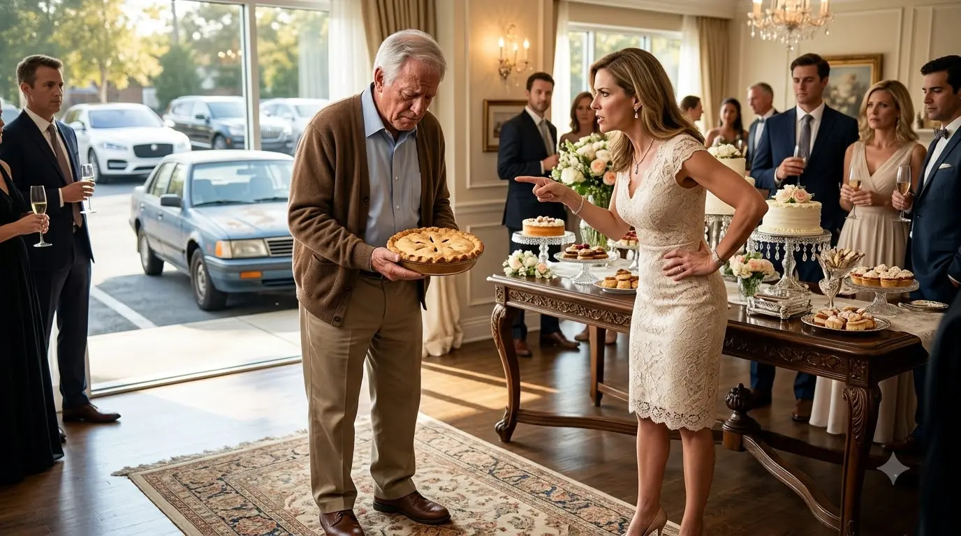 They Mocked His Old Car, His Clothes, His Pie — Then His Granddaughter Had Enough
