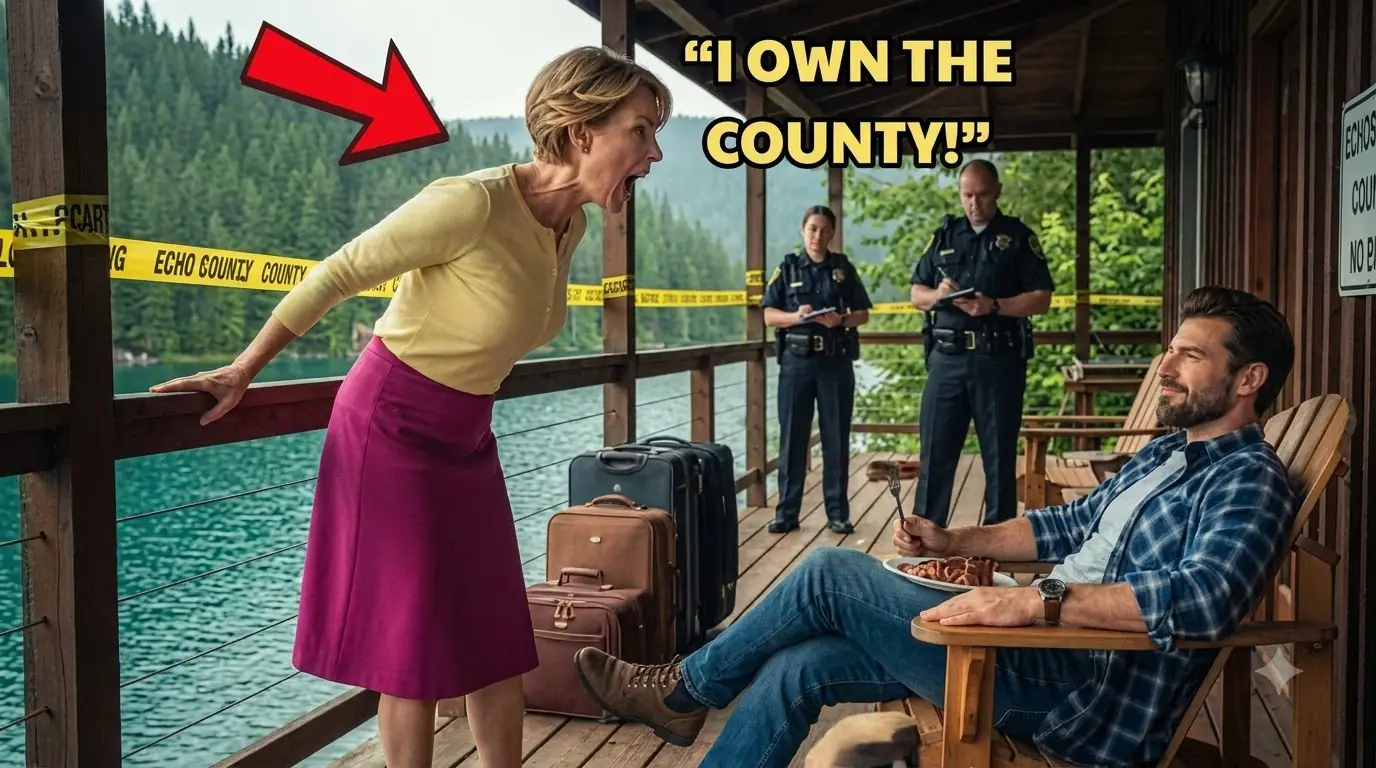 HOA Karen Calls 911 When I Refuse to Leave My Lakeside Cabin — Turns Out I Own the Whole County!
